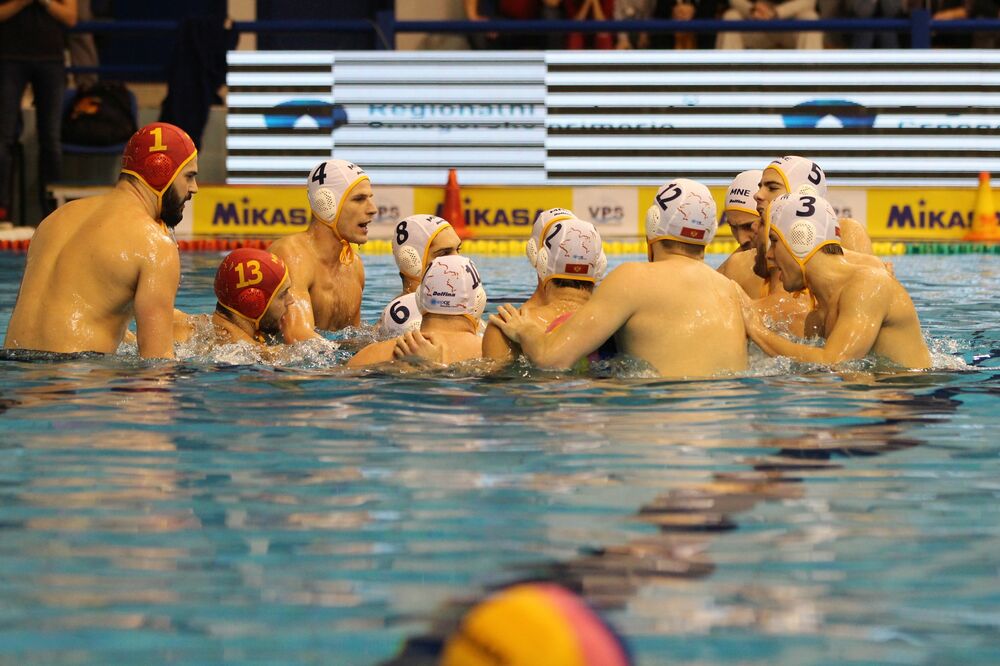 Vaterpolo reprezentacija Crna Gora - Rumunija, Foto: Filip Roganović