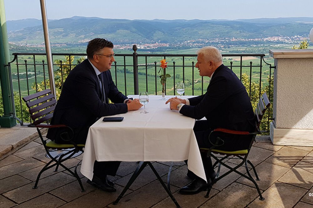 Duško Marković, Andrej Plenković, Foto: Gov.me