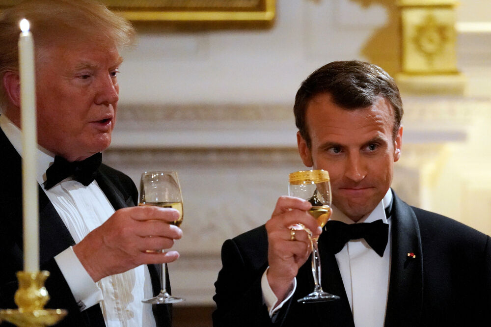 Donald Tramp, Emanuel Makron, Foto: Reuters