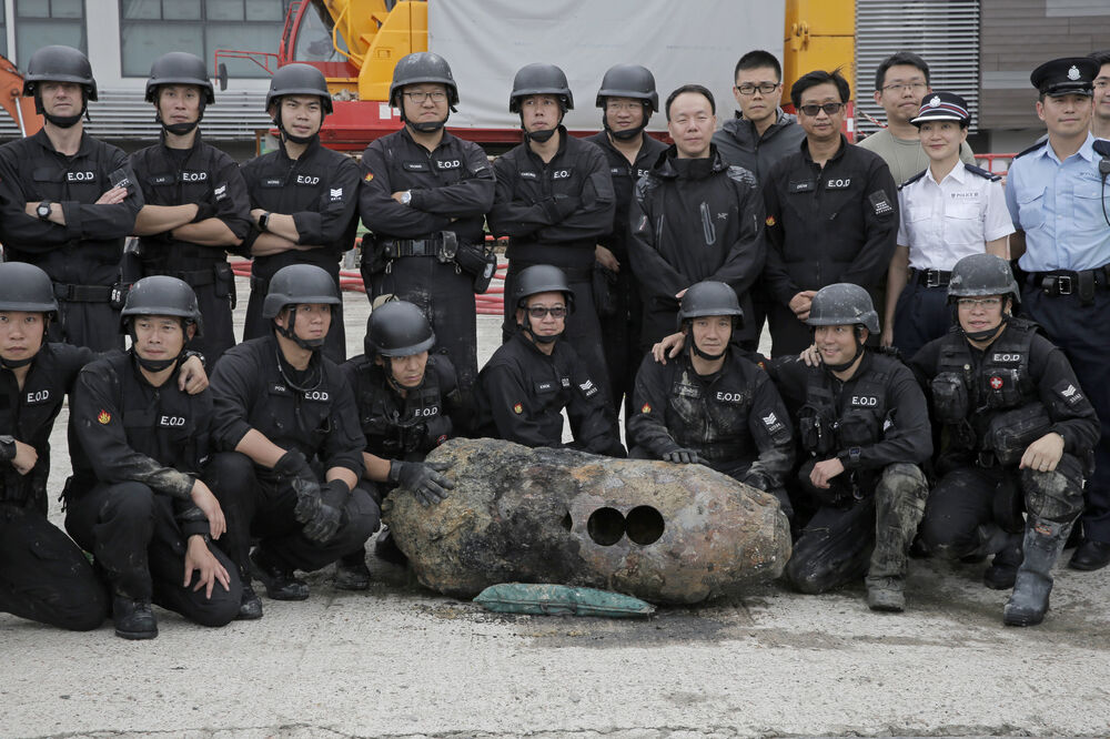 Hong Kong, bomba, Foto: Beta-AP