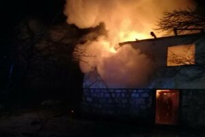 Požari u Kolašinu, izgorjela kuća