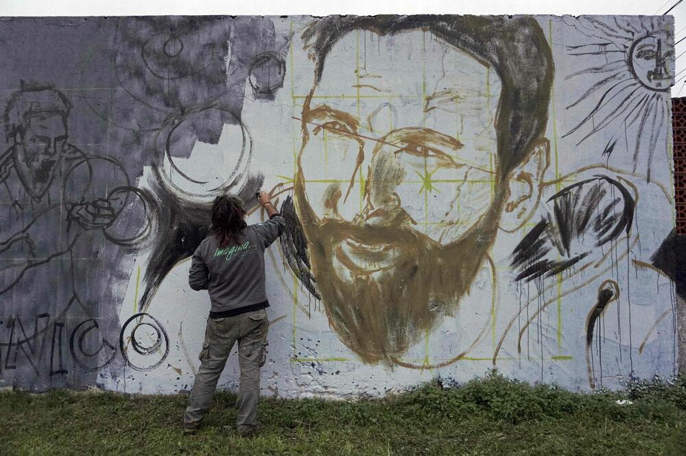 Lionel Mesi mural, Foto: Mirror