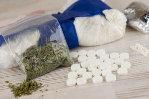 Podgorica: Policija oduzela marihuanu, heroin, kokain, tablete...