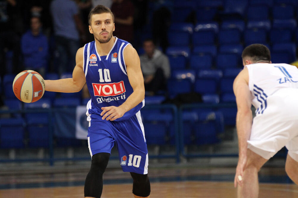 KK Budućnost - KK Cibona Nemanja Gordić, Foto: Filip Roganović