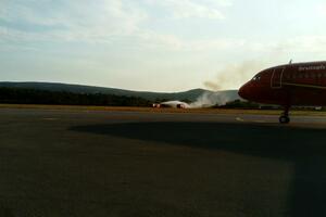 Ugašen požar u blizini aerodroma Tivat