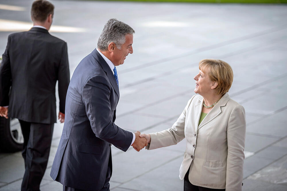 Milo Đukanovi, Angela Merkel, Foto: Vlada Crne Gore