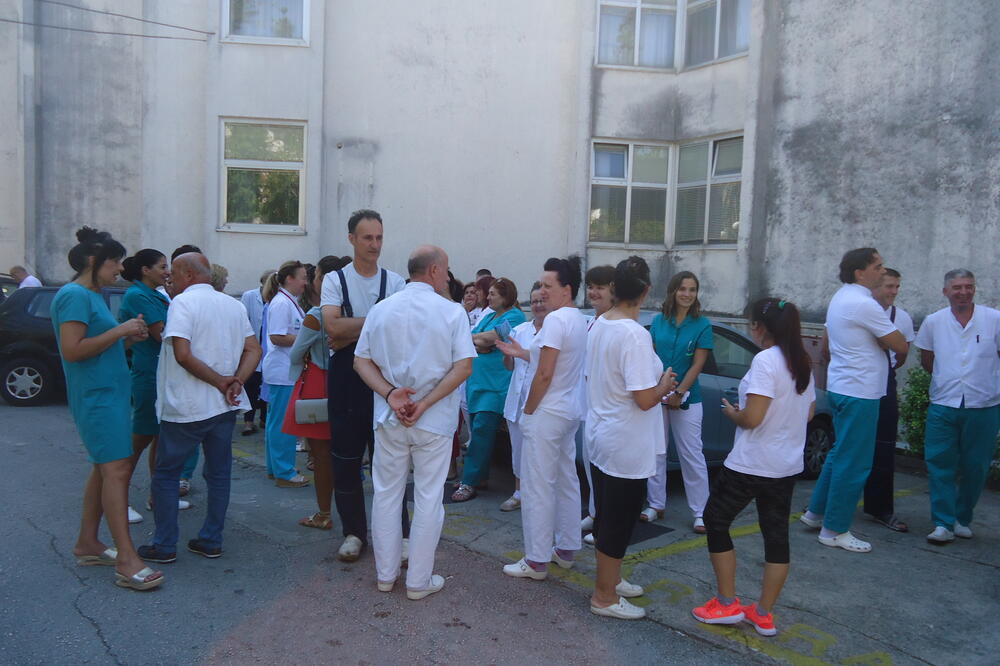 protest bolnica meljine, Foto: Slavica Kosić