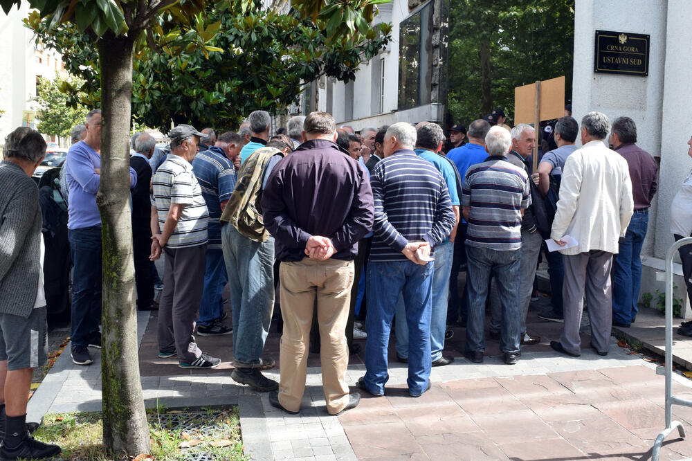 Radoje Dakić protest, Foto: Luka Zeković