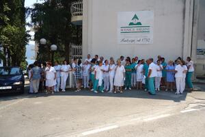 Štrajk zaposlenih Opšte bolnice Meljine: Apeluju na rješavanje...