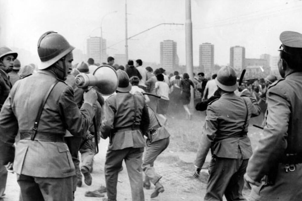 Studentski nemiri Beograd 1968. (novina)