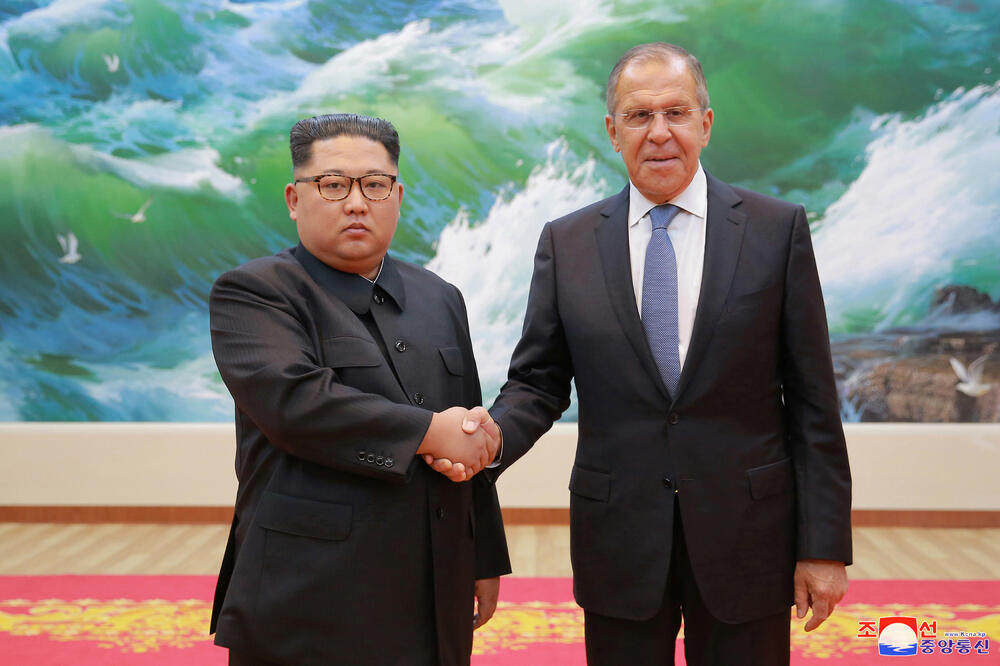 Kom Džong Un, Sergej Lavrov, Foto: Reuters