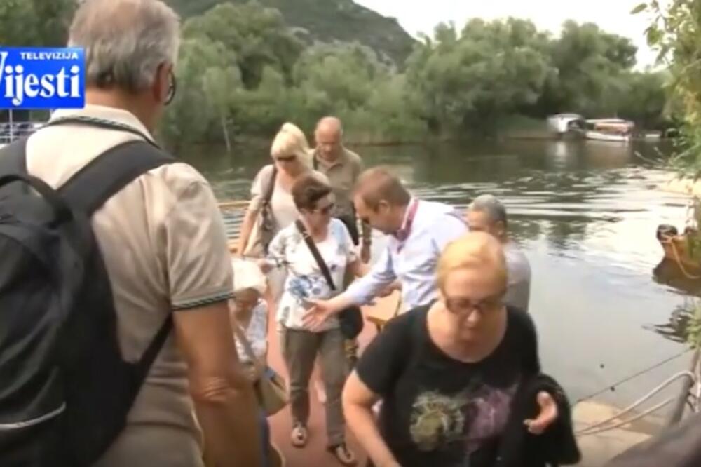 Turisti, Skadarsko jezero, Foto: Screenshot (TV Vijesti)