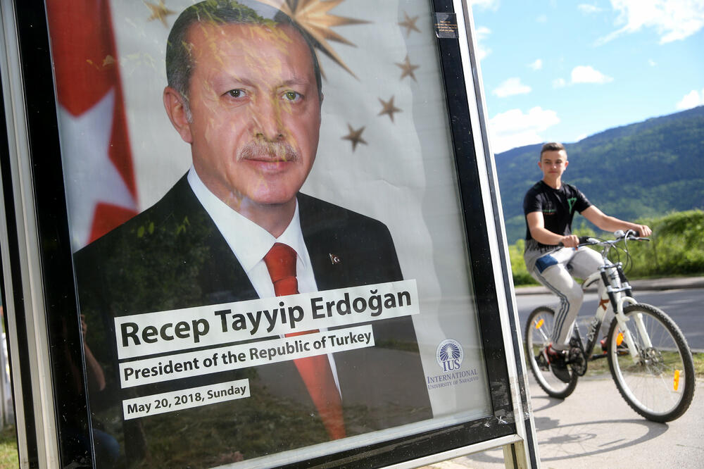 Redžep Tajip Erdogan Sarajevo, Foto: Reuters