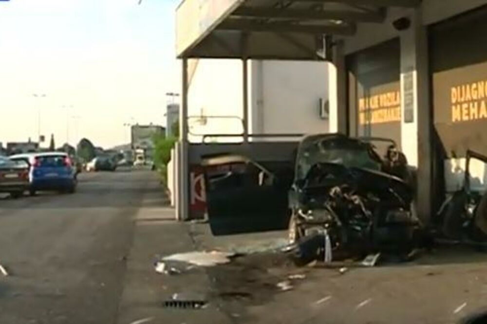 Podgorica nesreća, Foto: Screenshot (TV Vijesti)