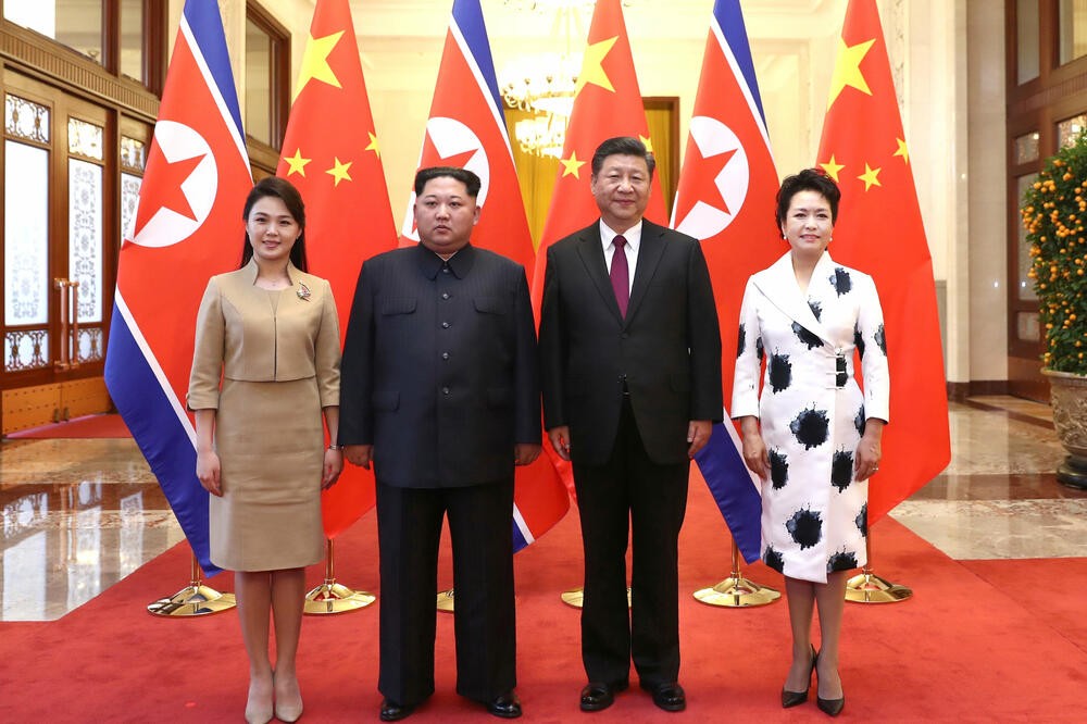 Ri Sol Džu, Kim Džong Un, Foto: Reuters