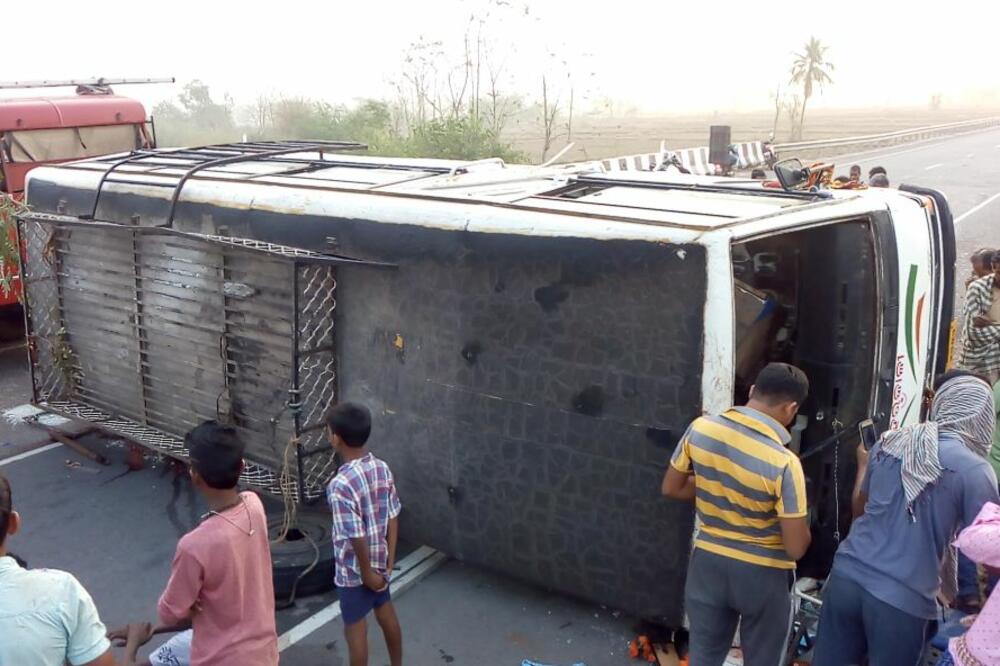 autobuska nesreća Indija, Foto: Twitter