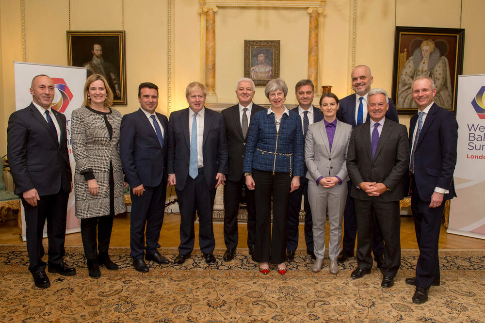 Tereza mej sa liderima Zapadnog Balkana, Foto: Britanska ambasada