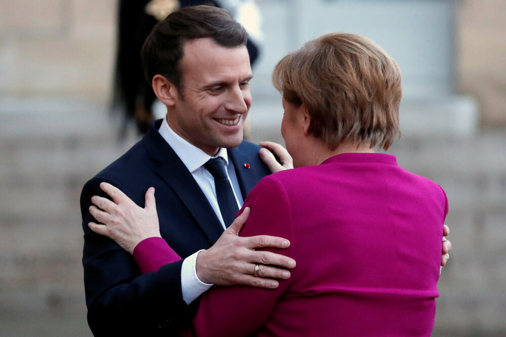 Angela Merkel, Emanuel Makron, Foto: Reuters