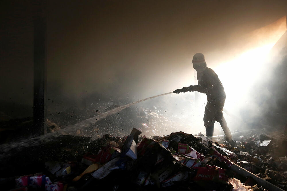 Nju Delhi, požar, Foto: Reuters