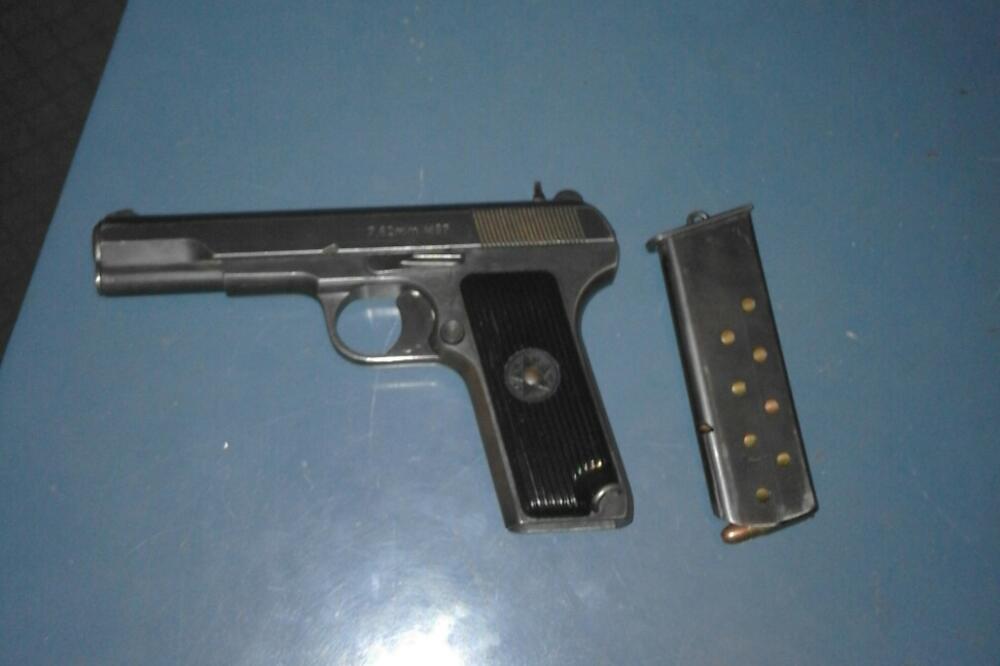 pištolj Berane, Foto: Uprava policije