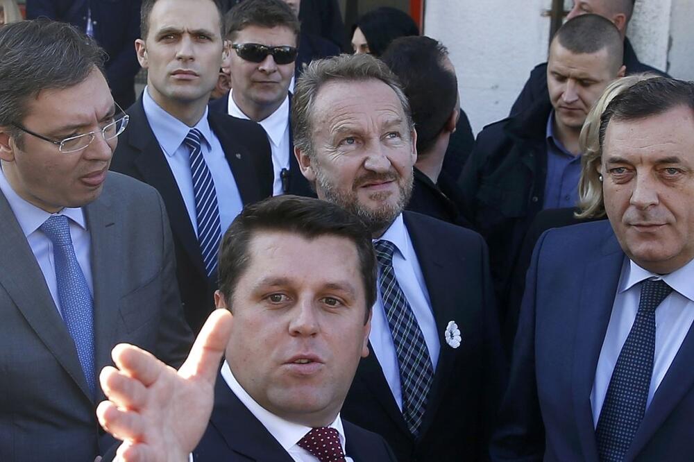 Aleksandar Vučić, Bakir Izetbegović, Milorad Dodik, Foto: Reuters