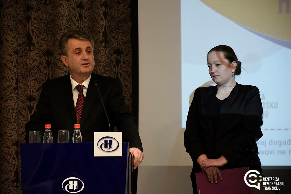 Mevludin Nuhodžić, Milica Kovačević, Foto: CDT
