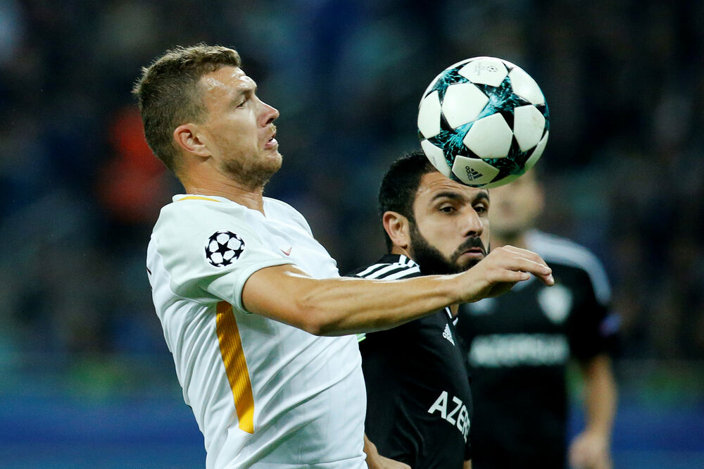 Edin Džeko AS Roma, Foto: Reuters