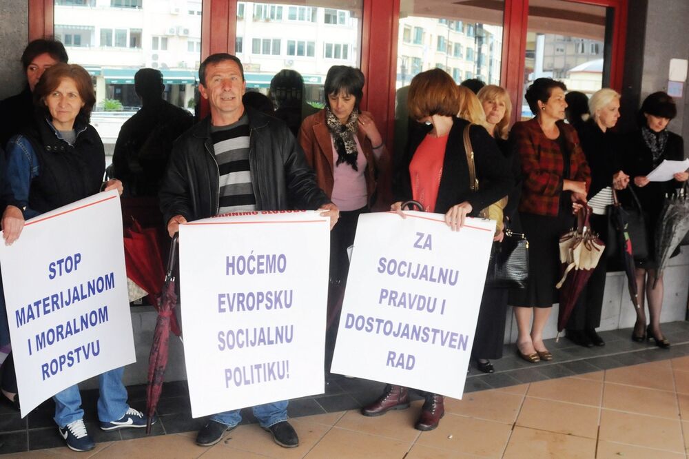 radnici, protest, Foto: Luka Zeković