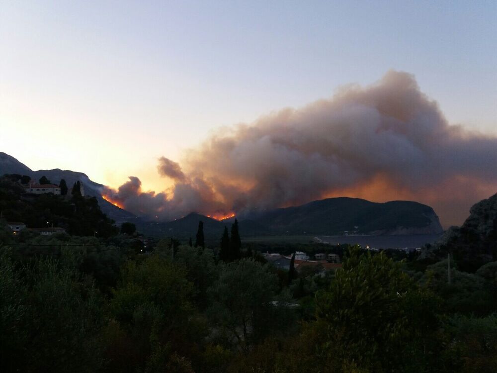 Budva požar, Kufin požar