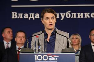 Srbija: Brnabić ponosna na rezultate u prvih 100 dana Vlade