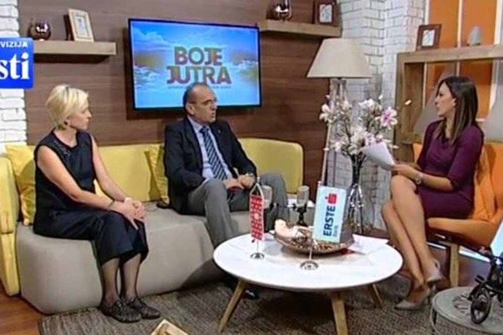 Marta Macedoni Lukšič, Nebojša Kavarić, Foto: Screenshot (TV Vijesti)