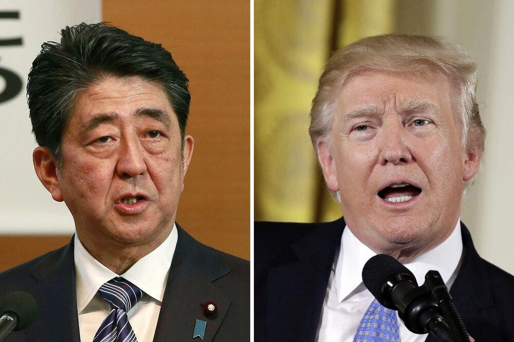 Šinzo Abe, Donald Tramp, Foto: Beta