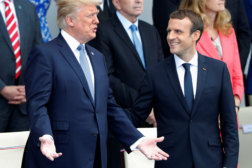 Donald Tramp, Emanuel Makron, Foto: Reuters