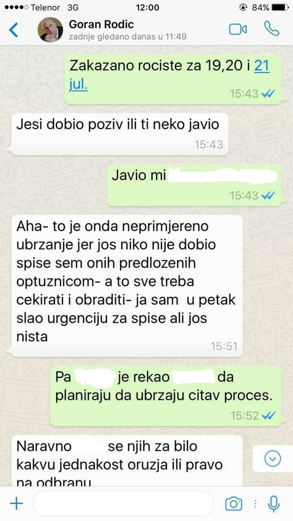 Rodić - Knežević prepiska