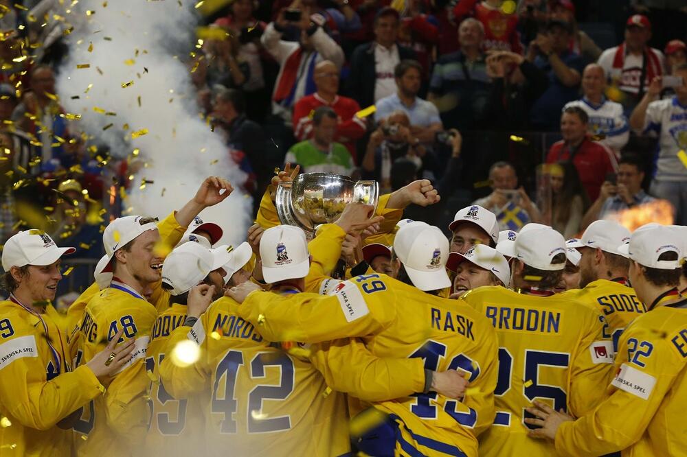 Hokejaši Švedske, Foto: Reuters