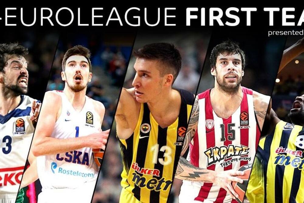 Evroliga idealna petorka, Foto: Euroleague