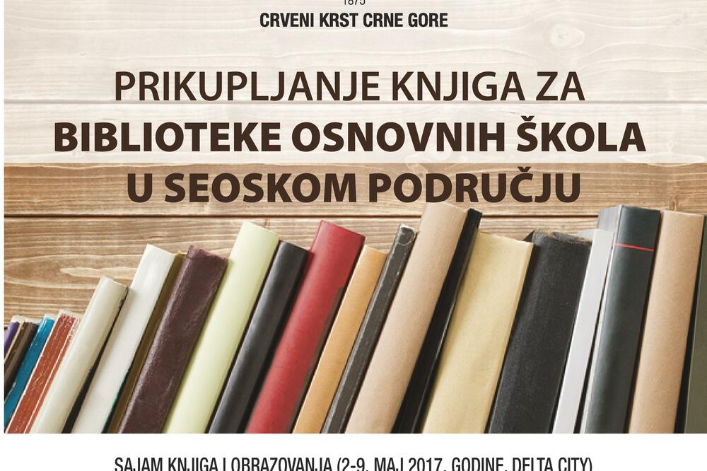 Crveni krst knjige, Foto: Crveni krst CG