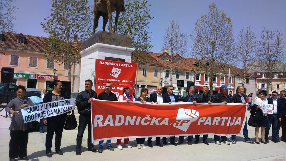 Prvi maj protest, Radnička partija