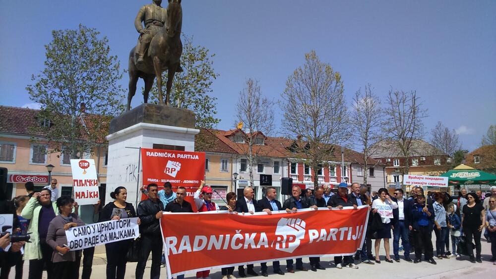 Prvi maj protest, Radnička partija