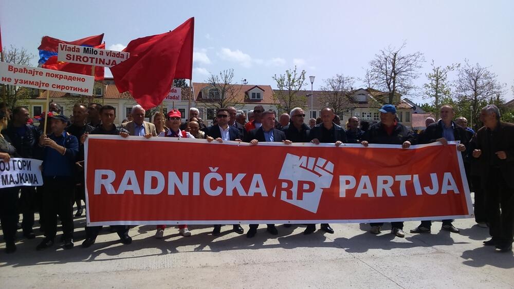 Prvi maj protest, Radnička partija