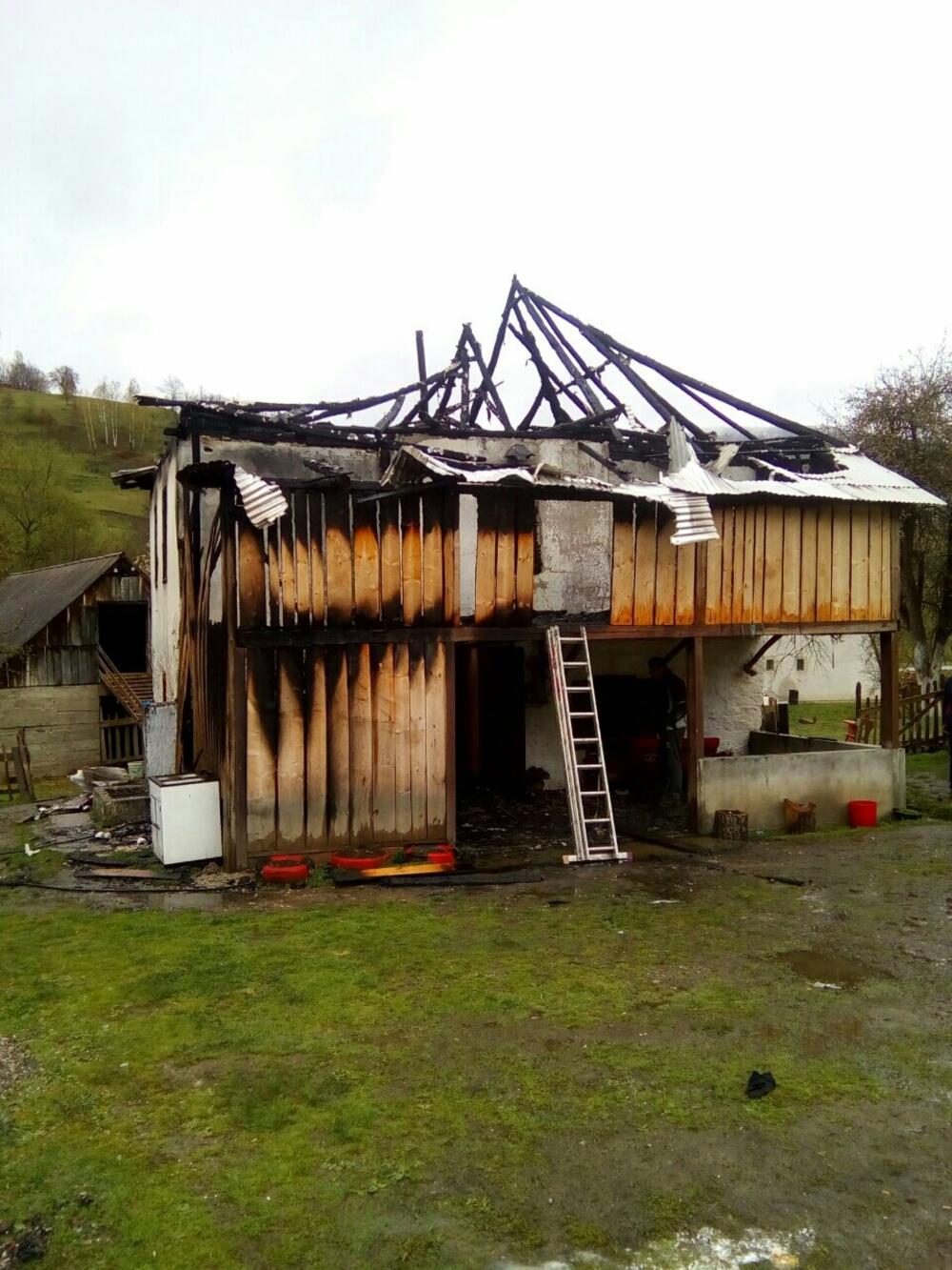 Stojan Moračanin, požar Bijelo Polje