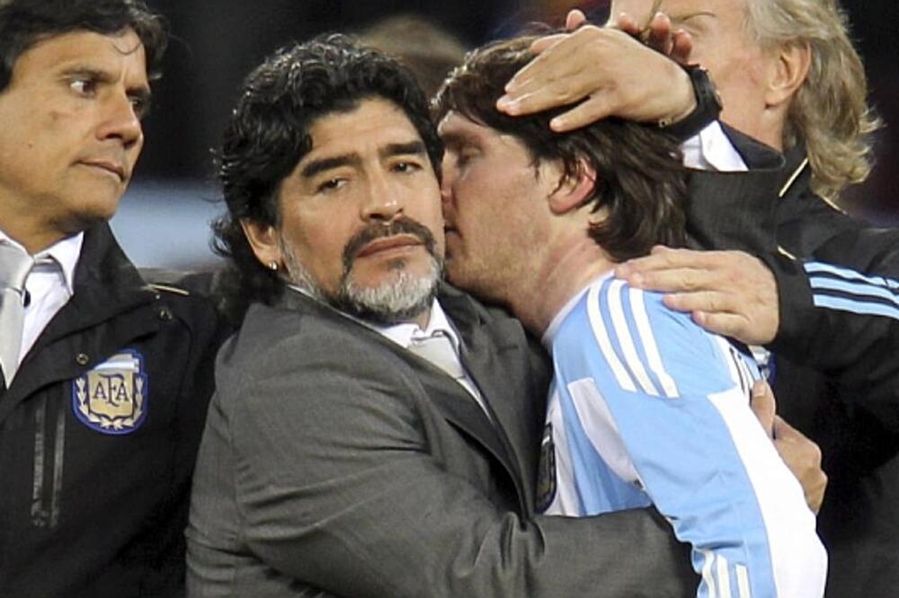 Maradona i Mesi, Foto: Marca