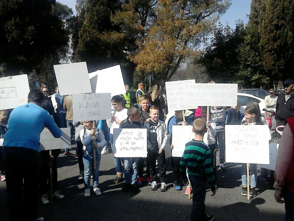 mještani park šuma zagorič protest