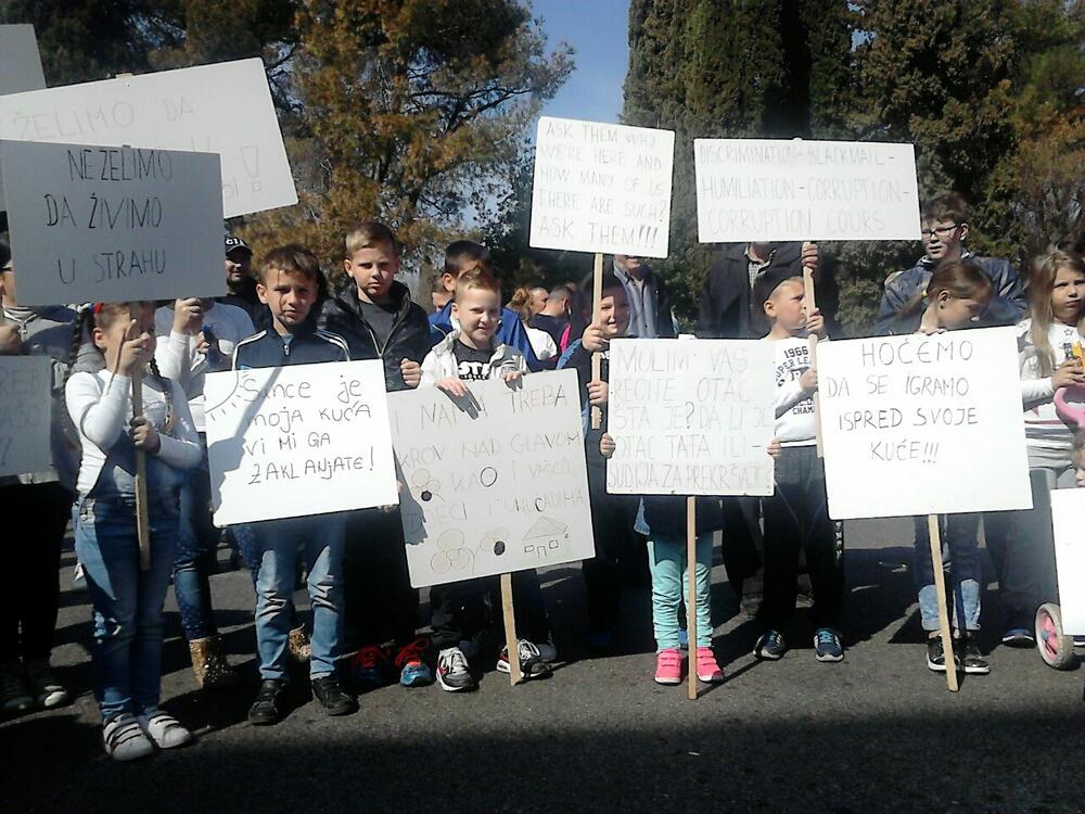 mještani park šuma zagorič protest