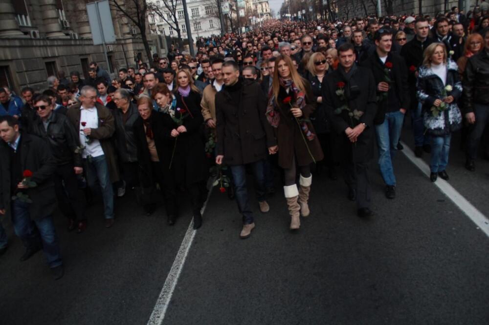 šetnja Zoran Đinđić, Čedomir Jovanović, Foto: FoNet