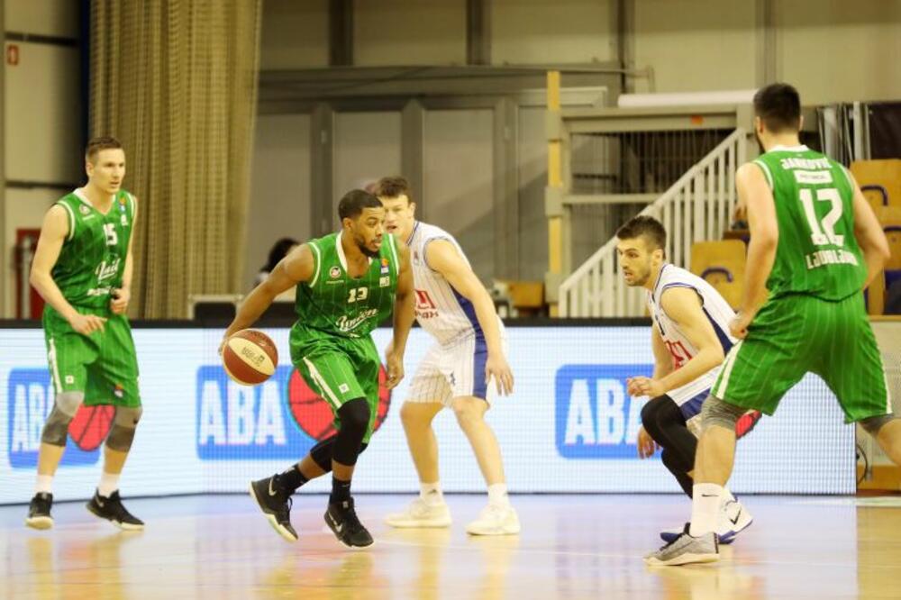 Olimpija - Budućnost, Foto: ABA LIGA