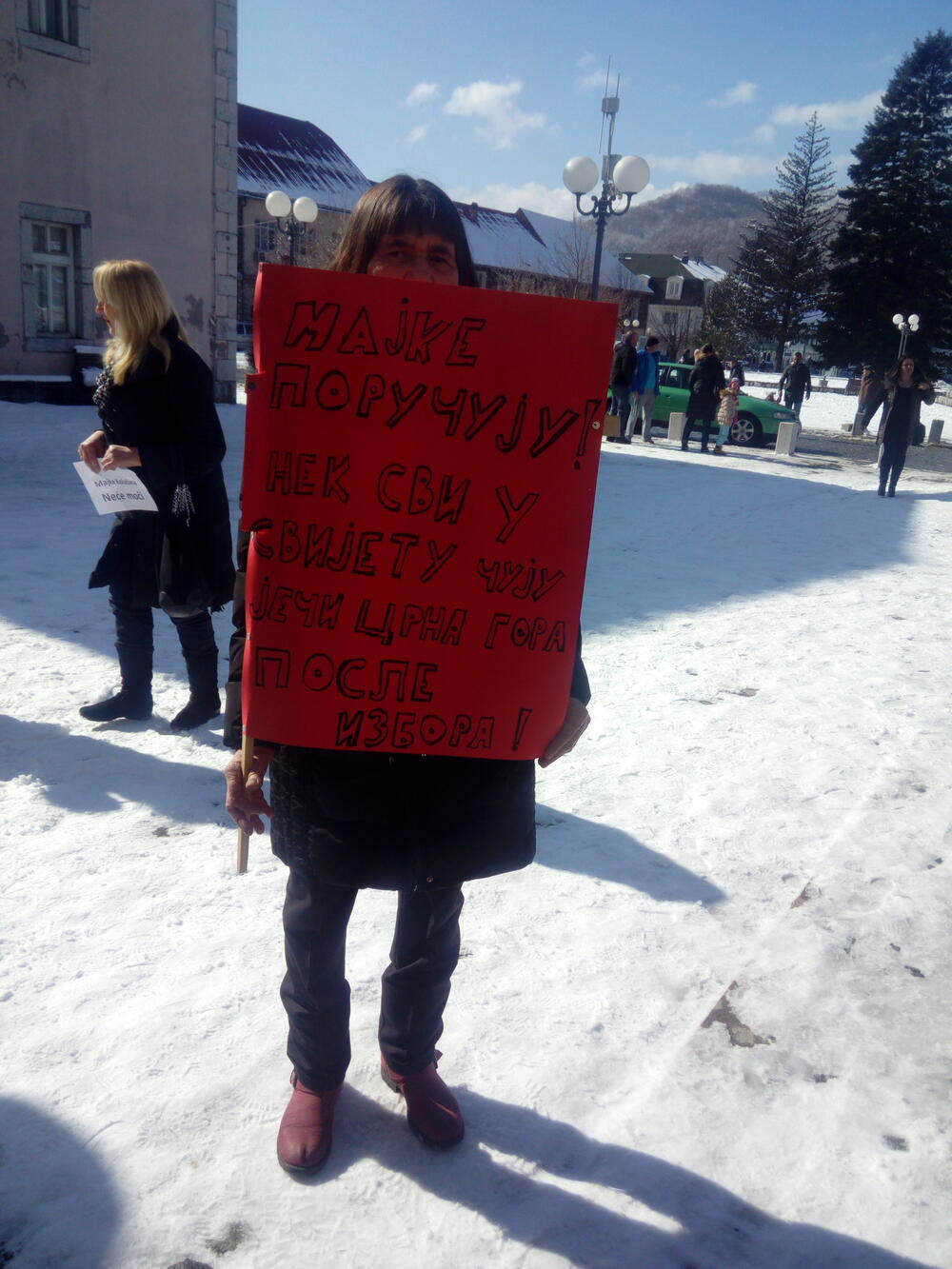 protest majki, Kolašin