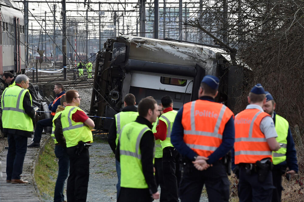 Belgija, voz, nesreća, Foto: Reuters