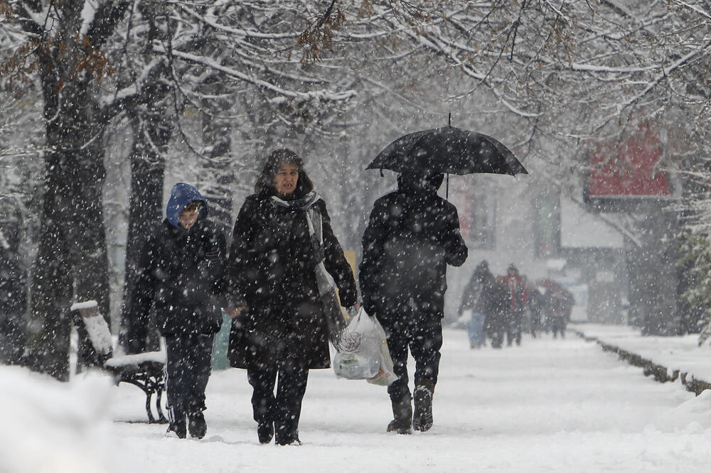 Makedonija,, hladnoća, Foto: Beta-AP