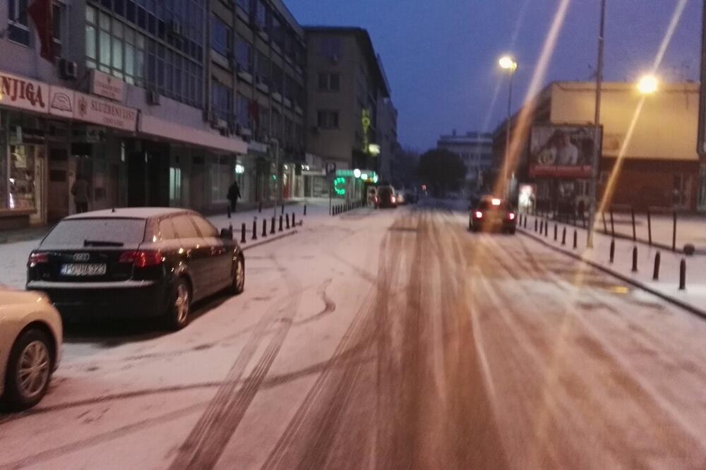 Podgorica snijeg, Foto: Vijesti online